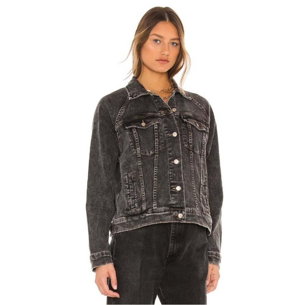 PISTOLA Hayden Raglan Sleeve Jacket Nightcap Acid Denim - Picture 4 of 15